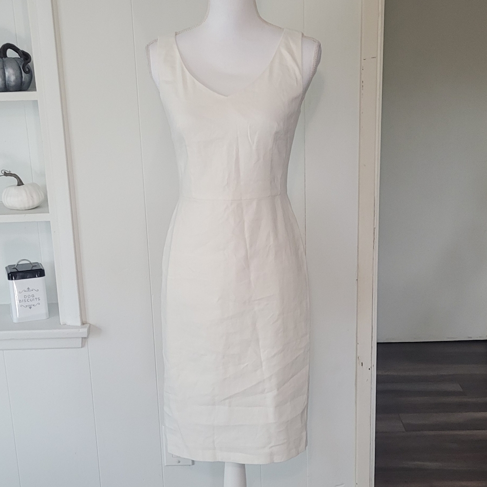 Ann Taylor White casual Dress NWT